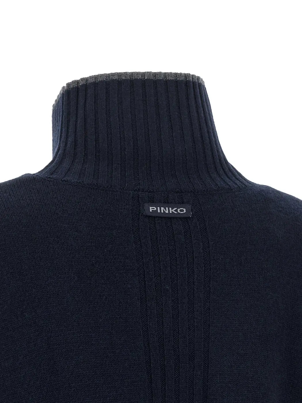 Pinko Blue Wool Cardigan
