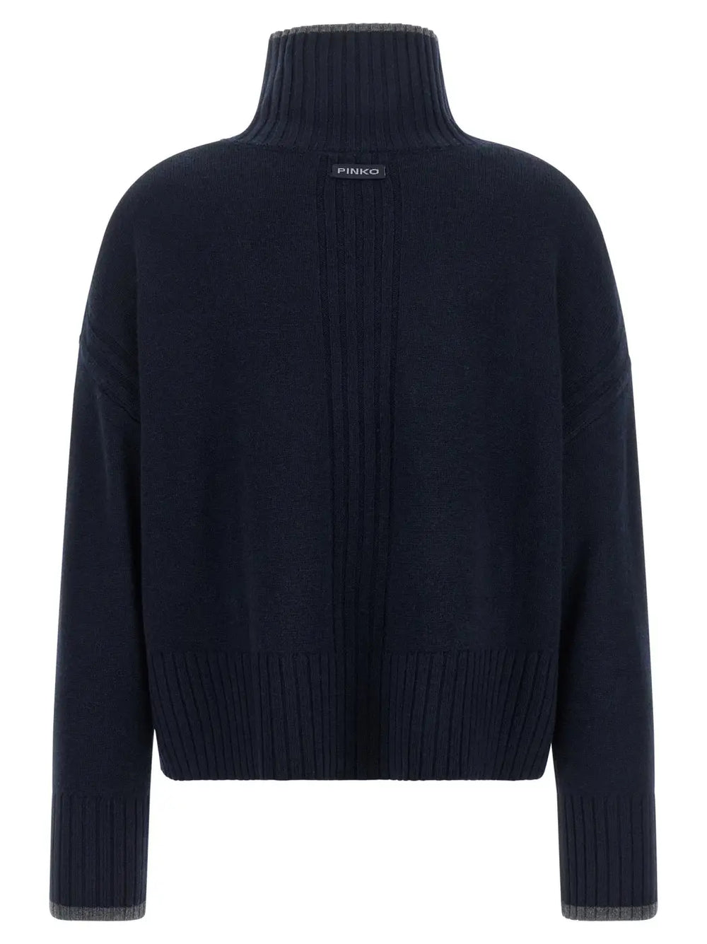 Pinko Blue Wool Cardigan