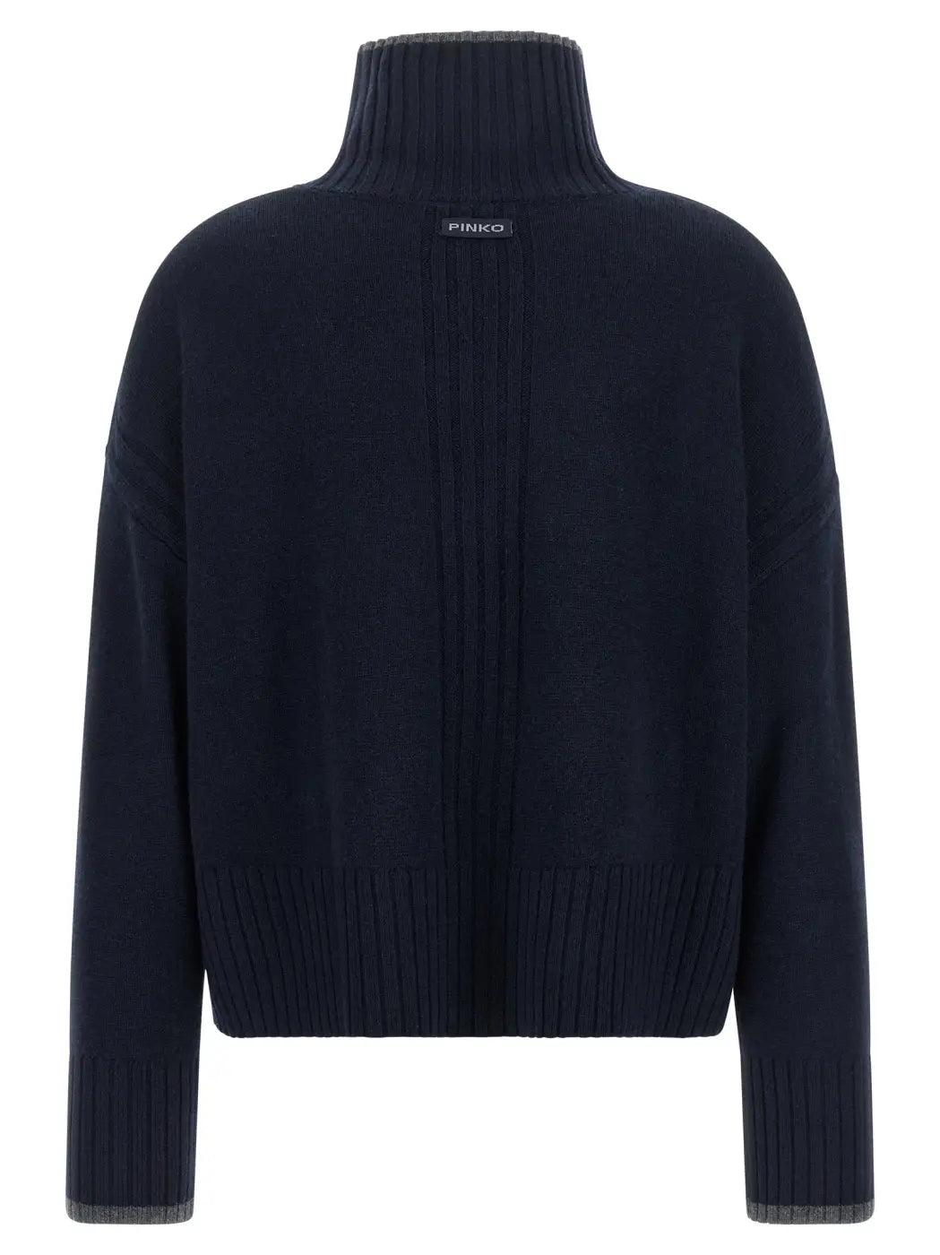 Pinko Blue Wool Cardigan