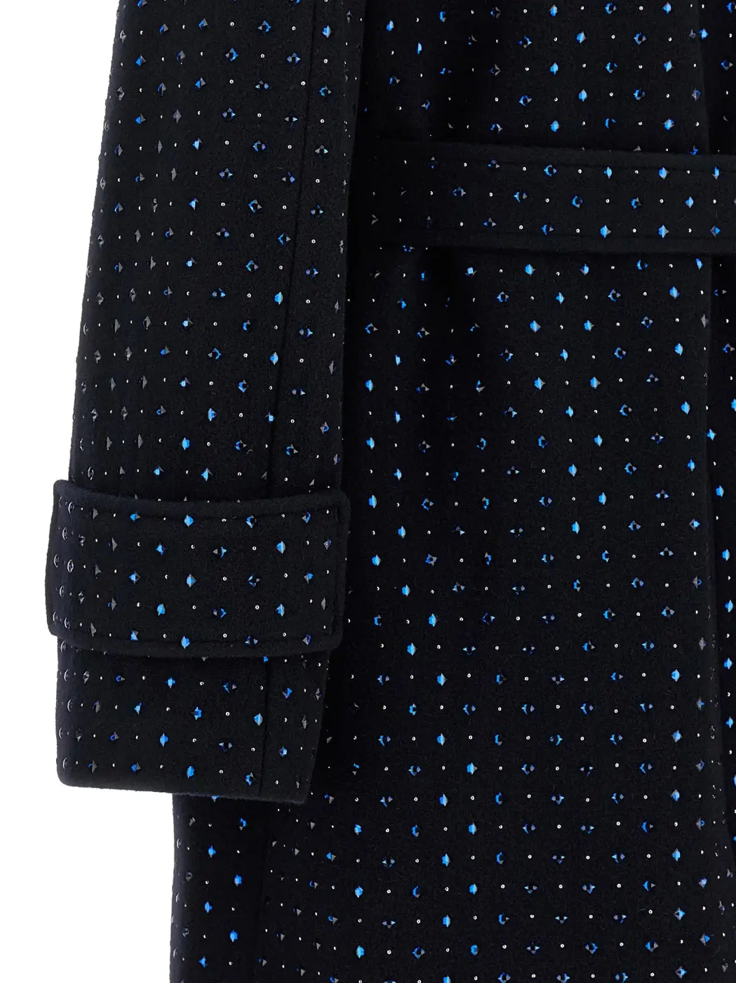 Pinko Blue Wool Coat