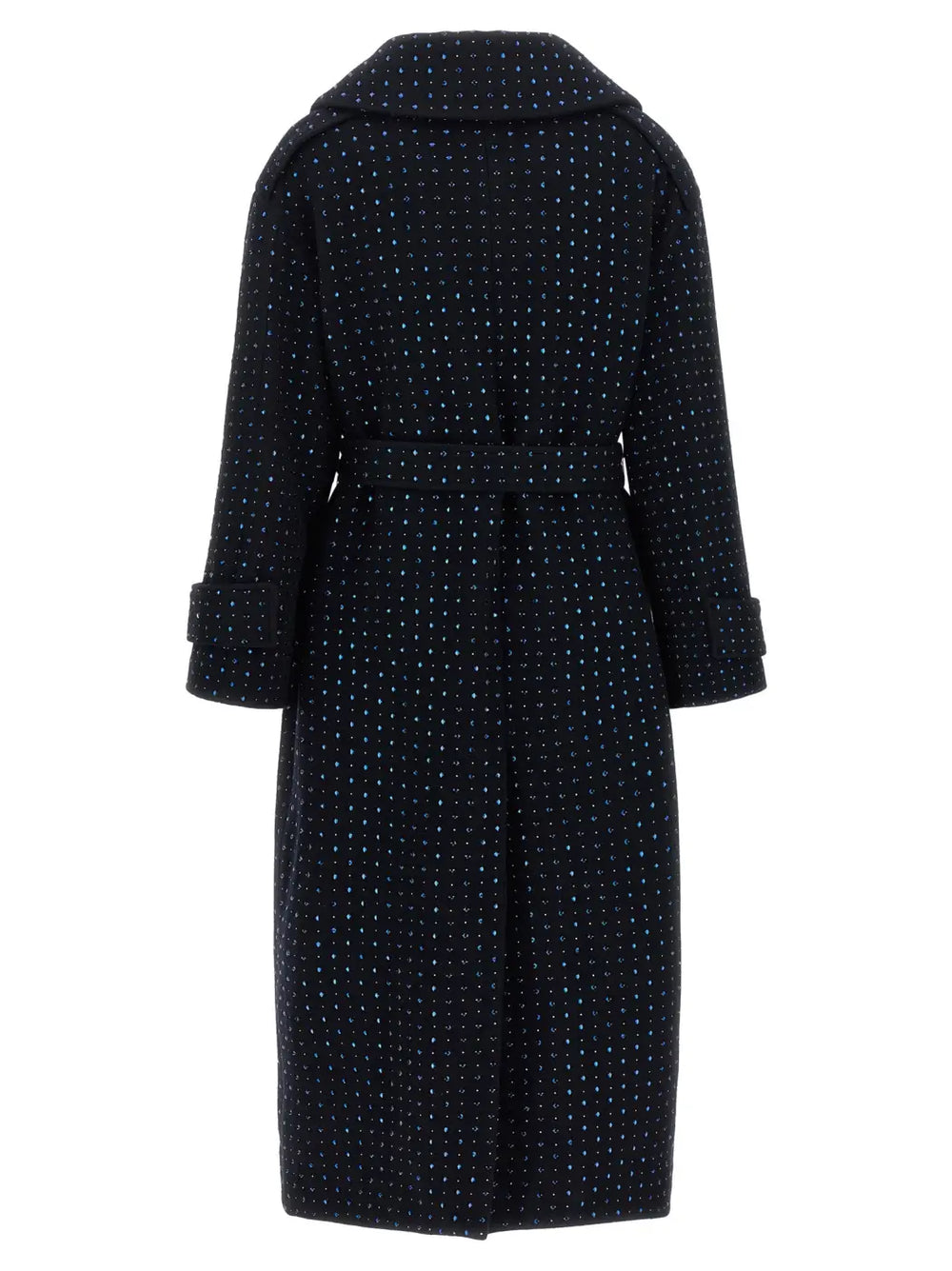 Pinko Blue Wool Coat