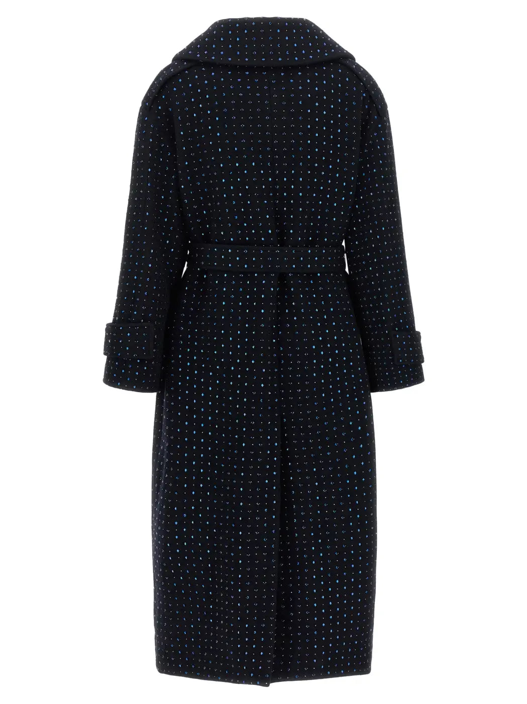 Pinko Blue Wool Coat