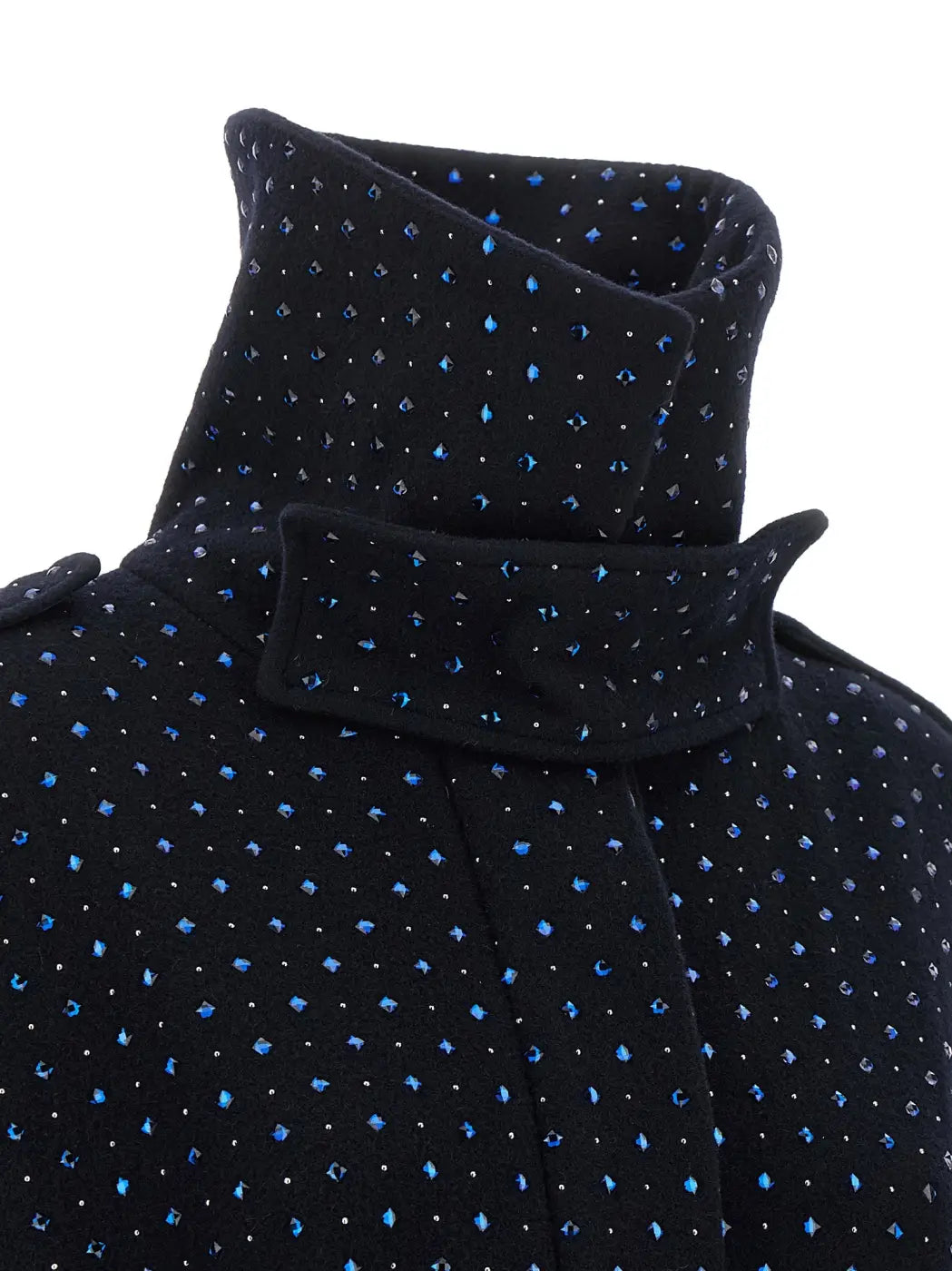 Pinko Blue Wool Coat