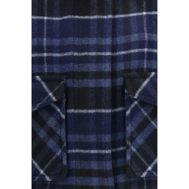 Pinko Blue Wool Oves Aries Shell Jacket