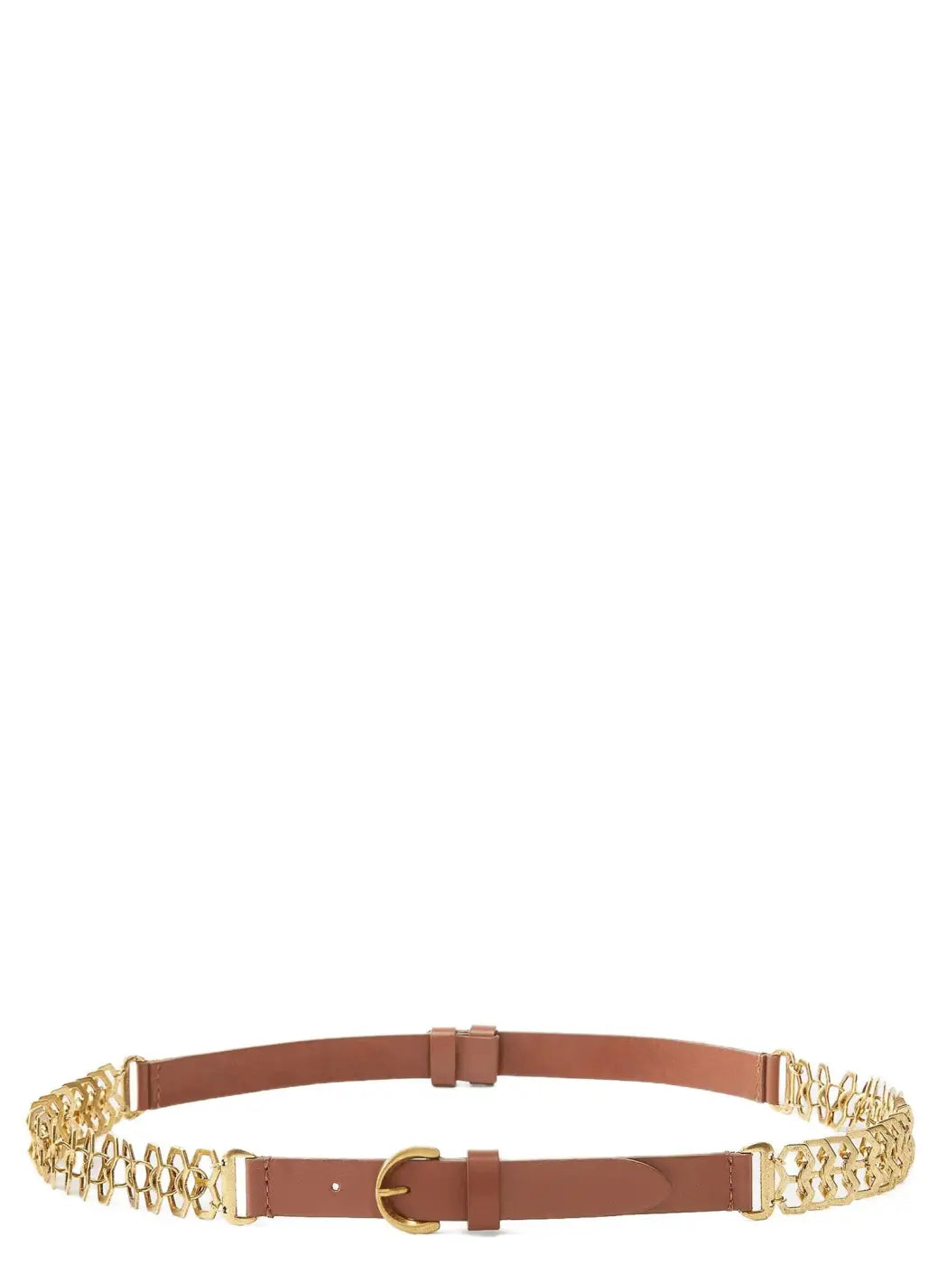 Pinko Brown Calfskin Regular Belt