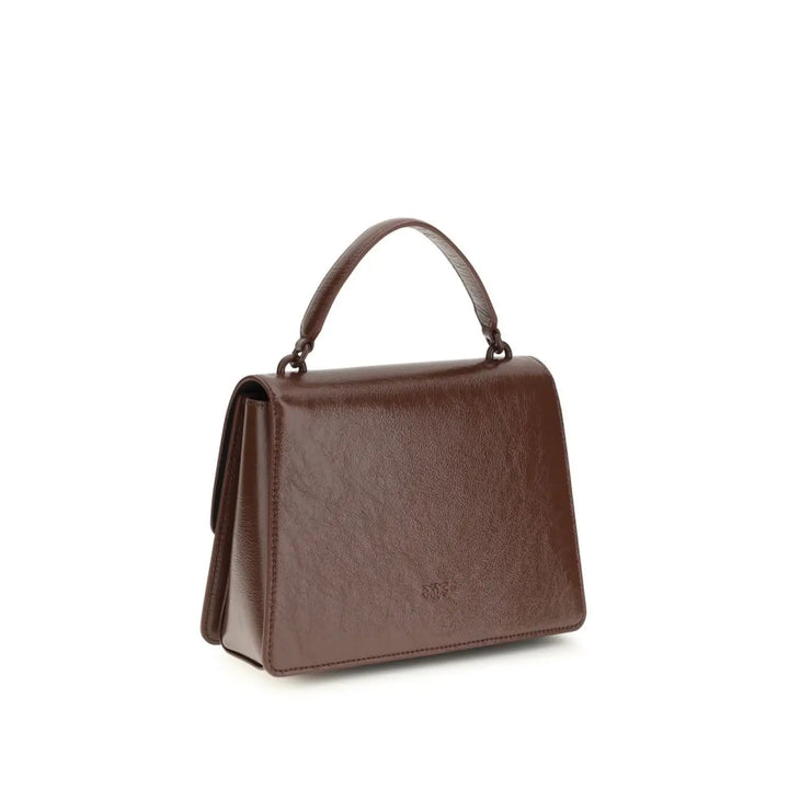 PINKO Brown Lamb Ovis Aries Handbag