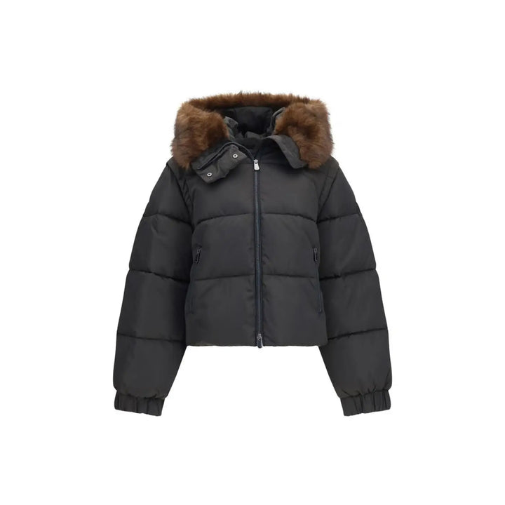 Pinko Brown Polyester Full-length Jacket