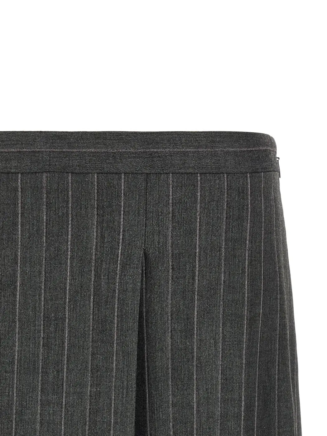 Pinko Gray Polyester Long Skirt