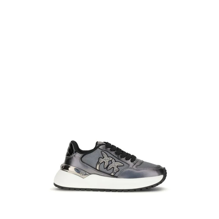 PINKO Gray Polyethylene Chunky Sneakers