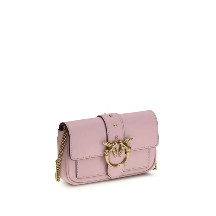 PINKO Multicolor Calf Leather Bos Taurus Shoulder Bag
