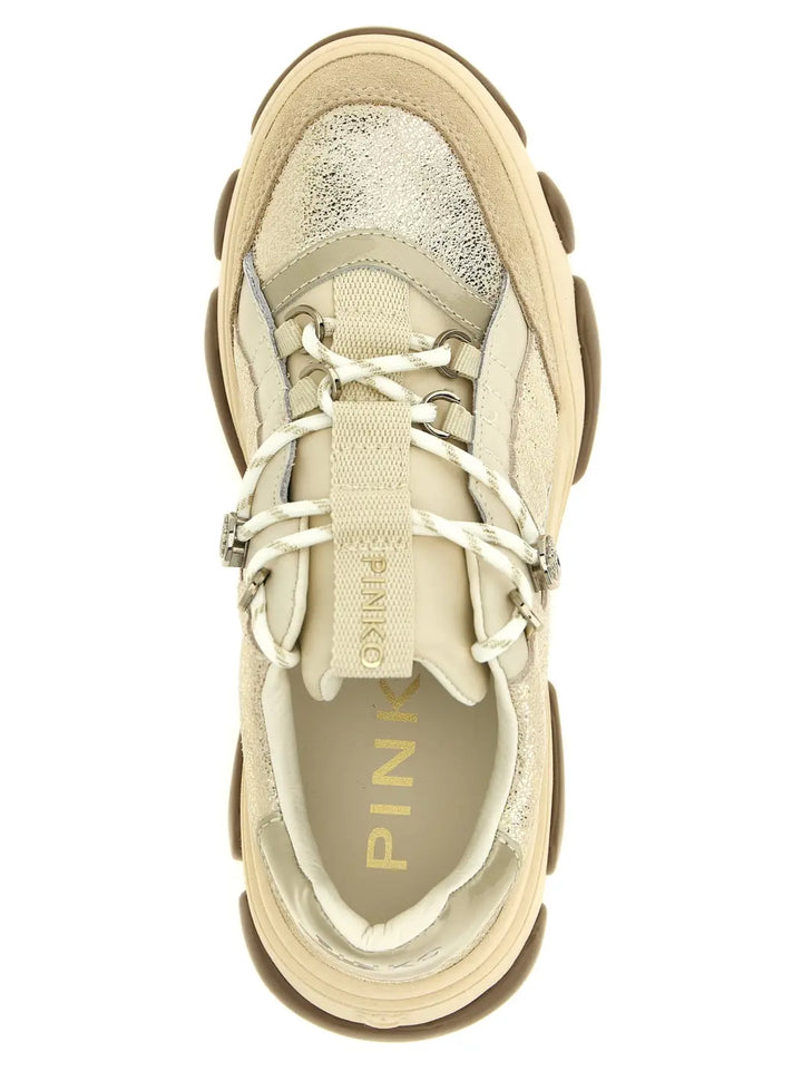 Pinko Multicolor Cowhide Chunky Sneakers