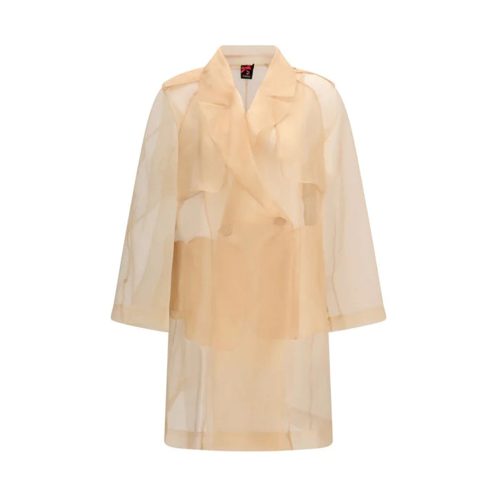 PINKO Multicolor Silk Trench Coat