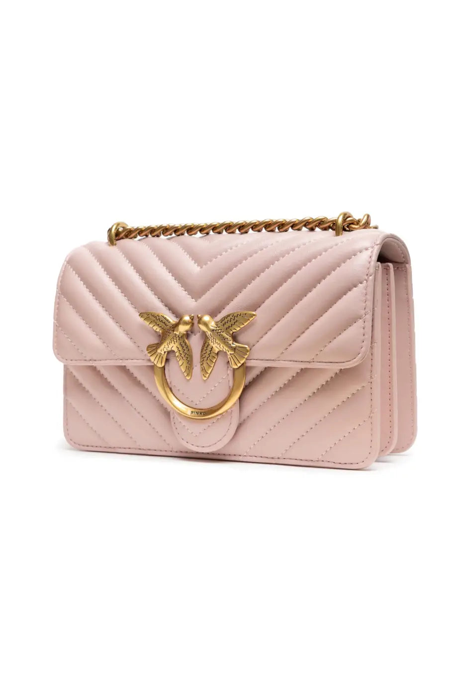 PINKO - Powder Pink Love One Mini Shoulder Bag