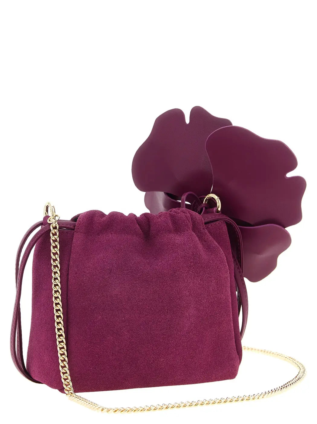 Women’s Pinko Purple Lambskin Clutch Bag