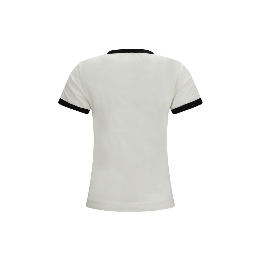 PINKO - White Cotton T-Shirt