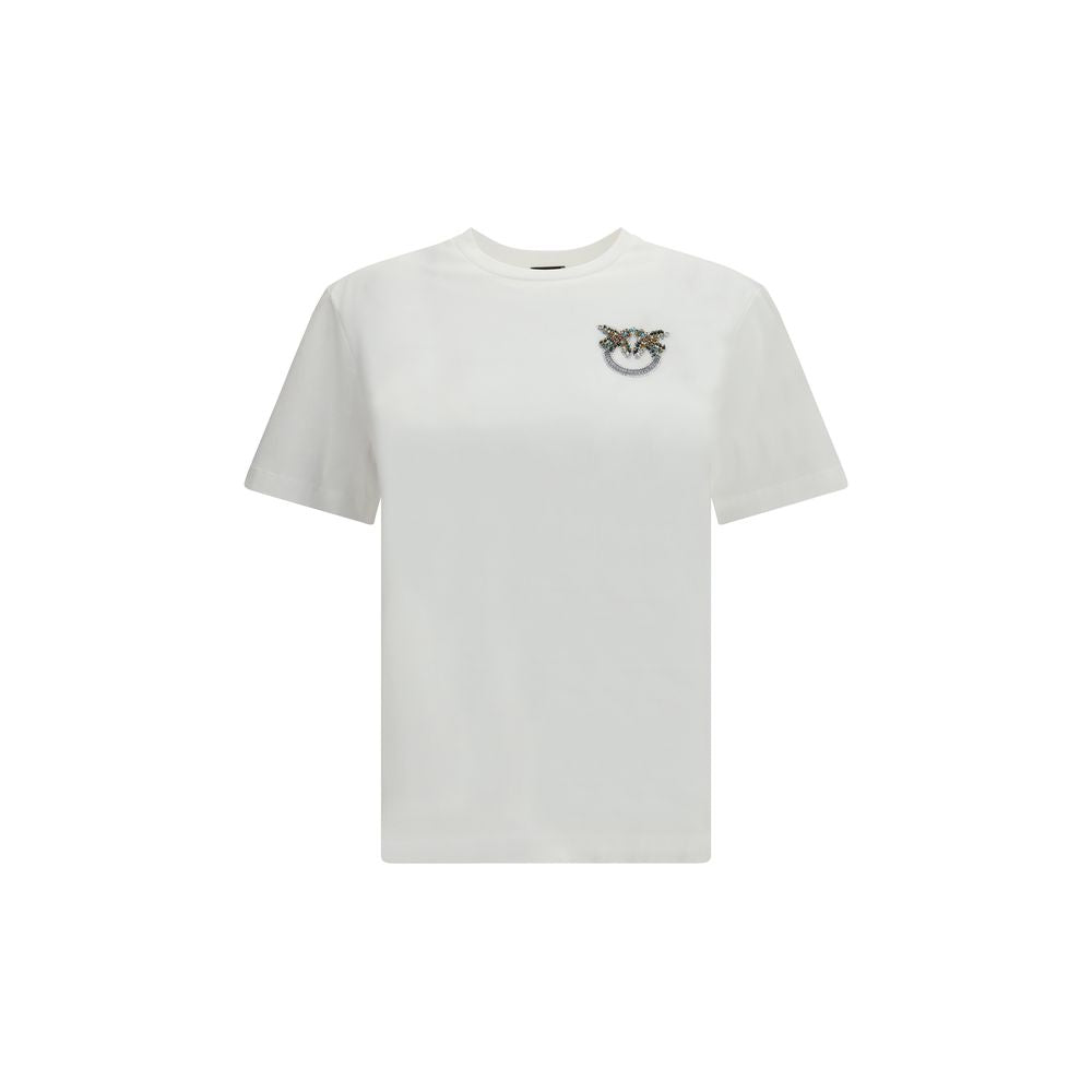PINKO - White Cotton T-Shirt