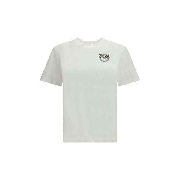 PINKO - White Cotton T-Shirt