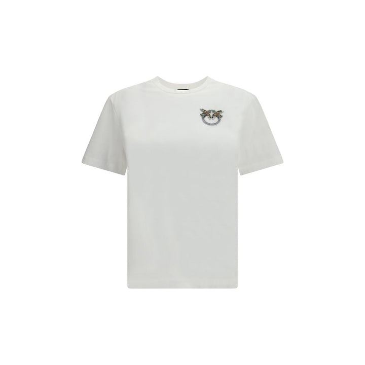 PINKO - White Cotton T-Shirt