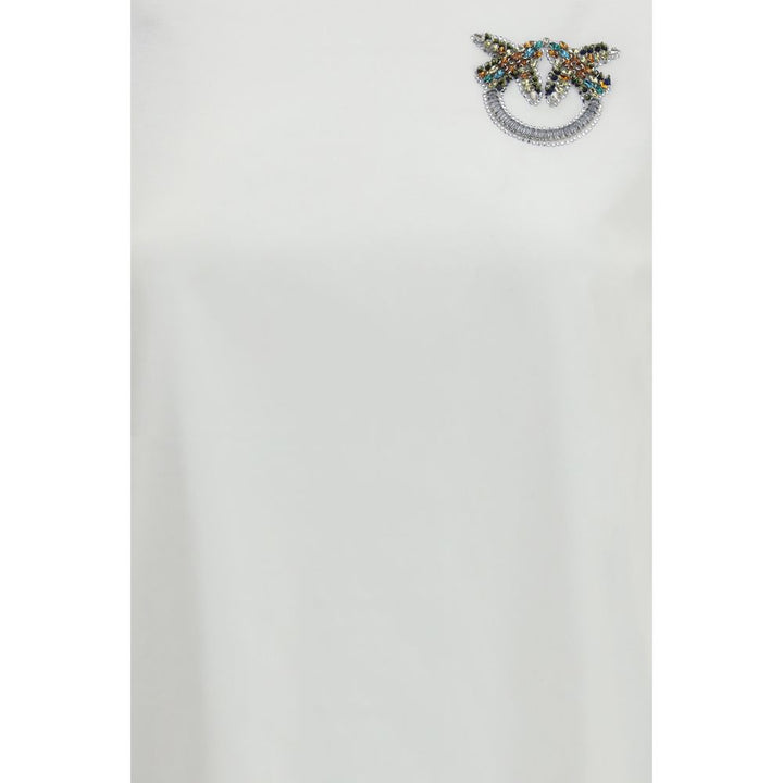 PINKO - White Cotton T-Shirt
