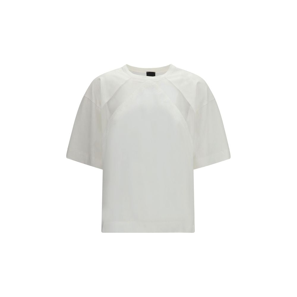 PINKO - White Cotton T-Shirt