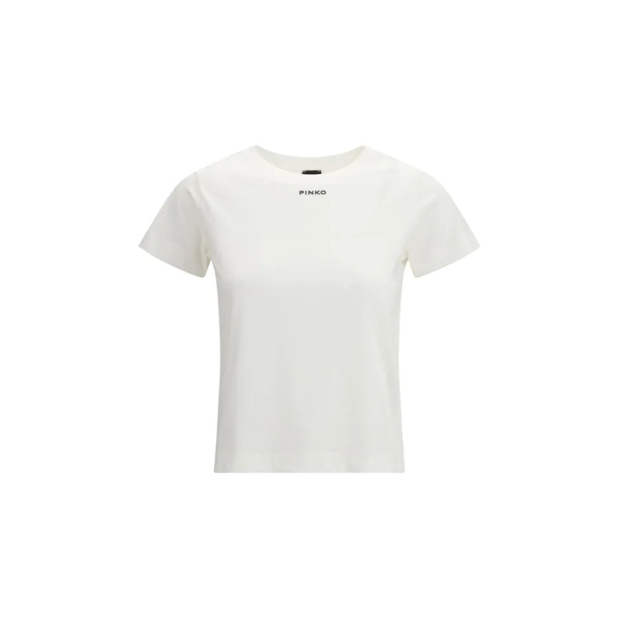 PINKO White Cotton T-Shirt