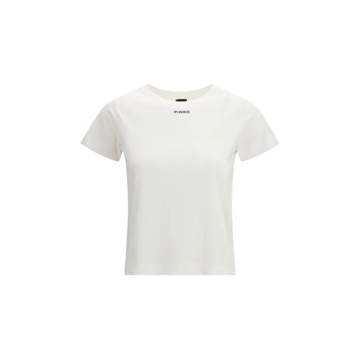 PINKO White Cotton T-Shirt