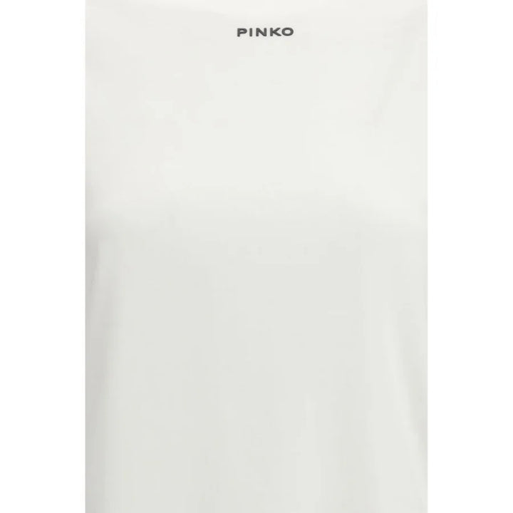 PINKO White Cotton T-Shirt