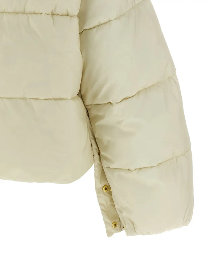 Pinko White Polyamide Full-length Jacket