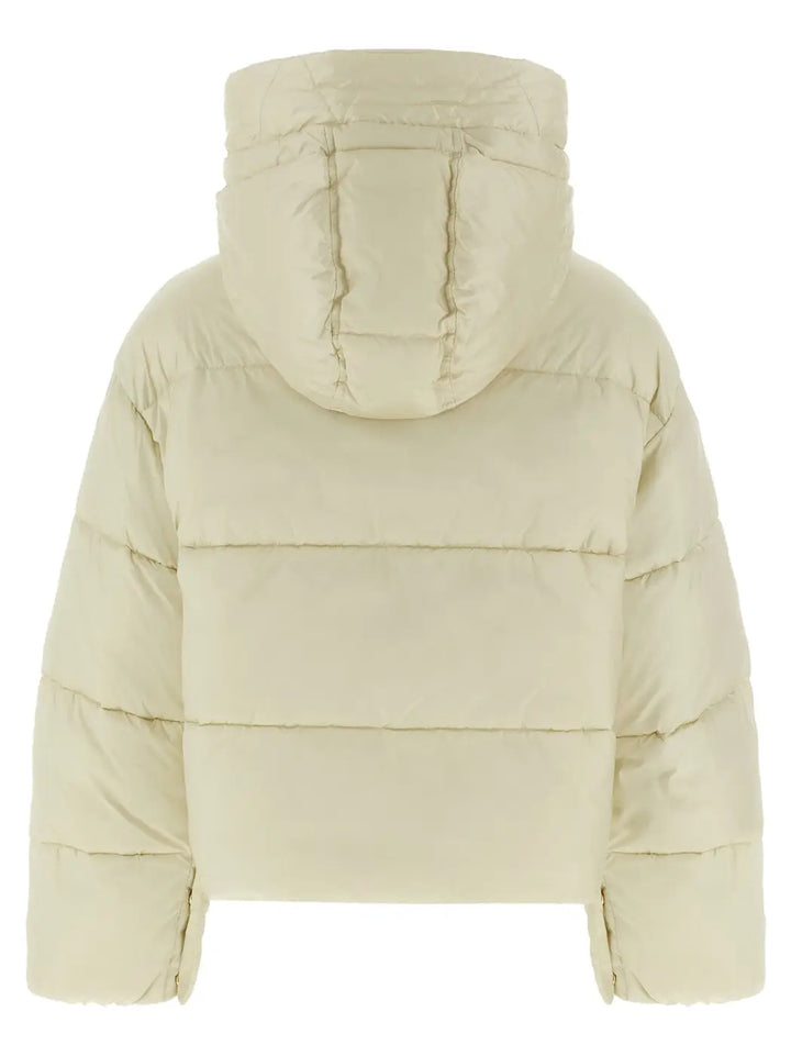 Pinko White Polyamide Full-length Jacket