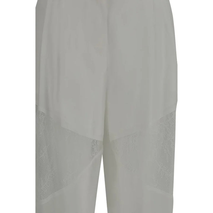 PINKO White Polyester Casual Pants