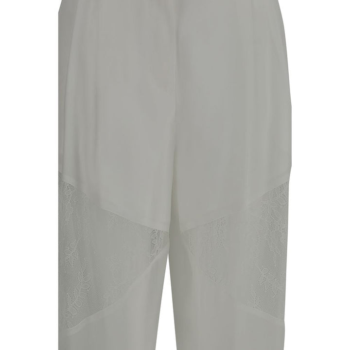 Pinko White Polyester Casual Pants