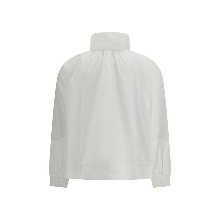 PINKO Coats &amp; Jackets - White Polyester Shell Jacket