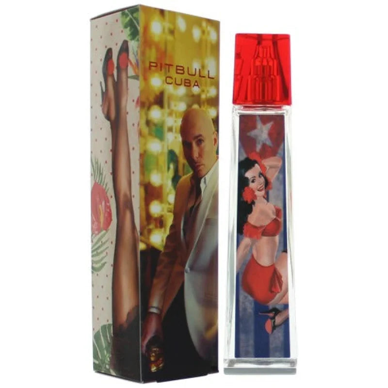 Pitbull Cuba Eau Sparkling Citrus Explosion with Floral Heart Women’s Perfume