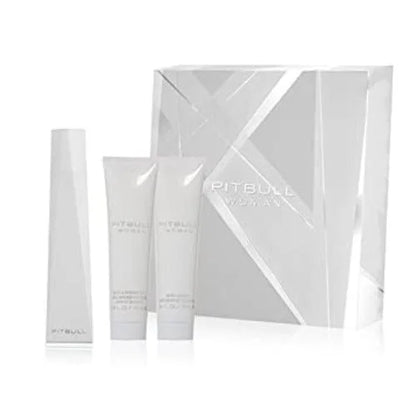Pitbull Woman Gift Set Perfume with Body Lotion and Shower Gel Women’s Sets