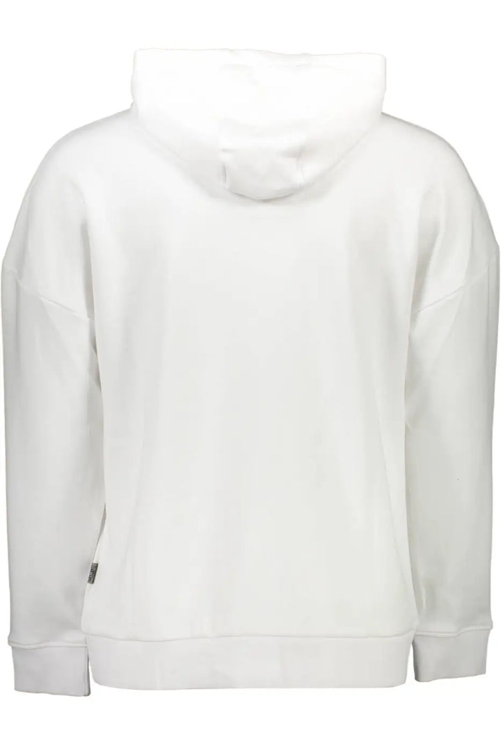 Plein Sport Bianco Cotton Men Sweatshirt