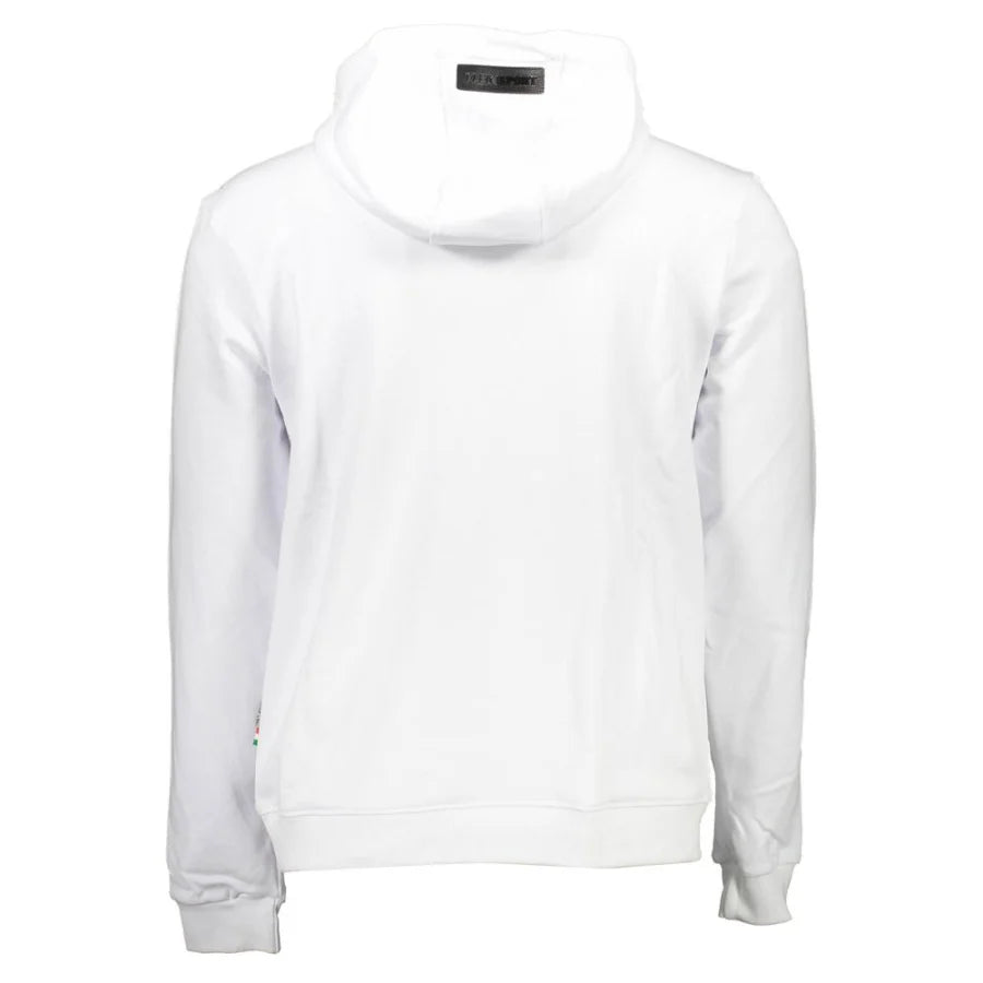Plein Sport ’Bianco Cotton Men Sweatshirt’