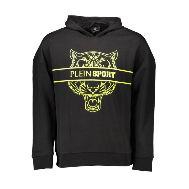Plein Sport Black Cotton Men Sweatshirt