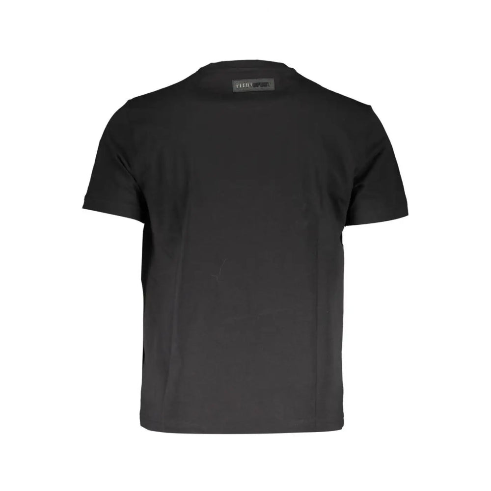 Plein Sport Black Cotton Men T-shirt
