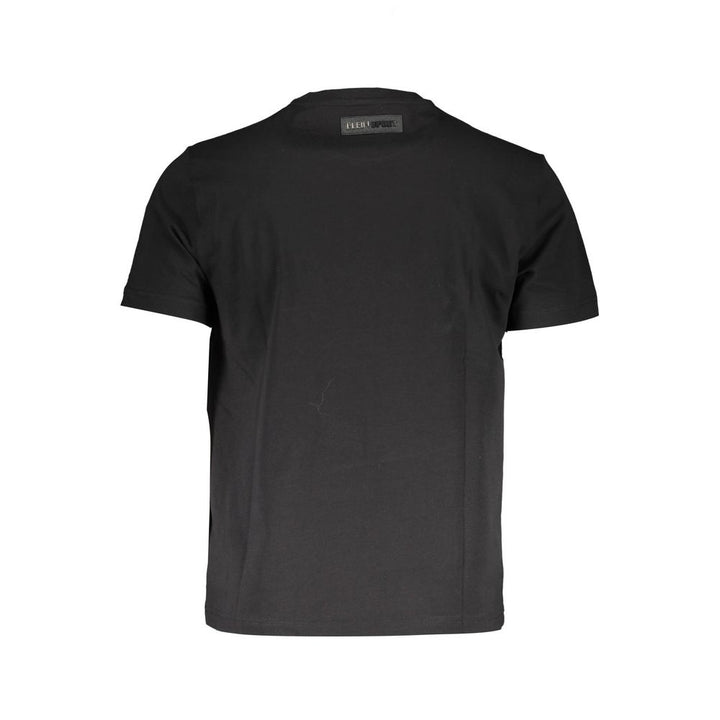 Plein Sport Black Cotton Men T-shirt