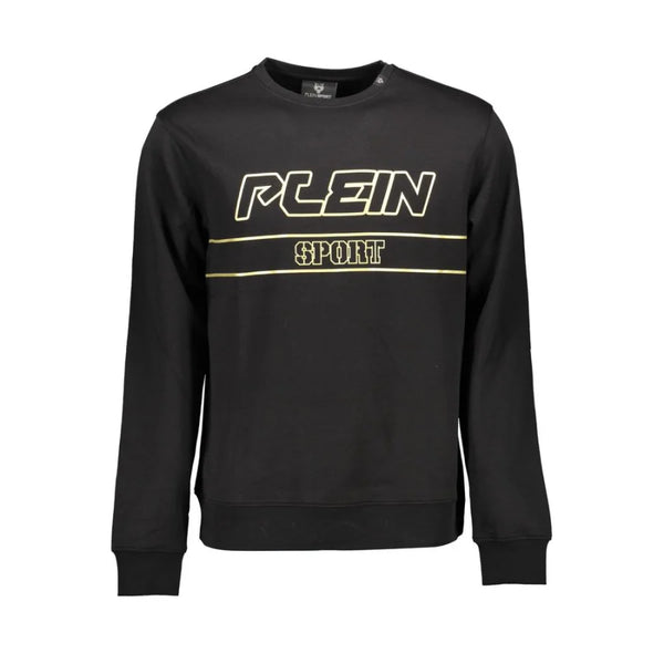 Plein Sport Black Cotton Men’s Sweatshirt
