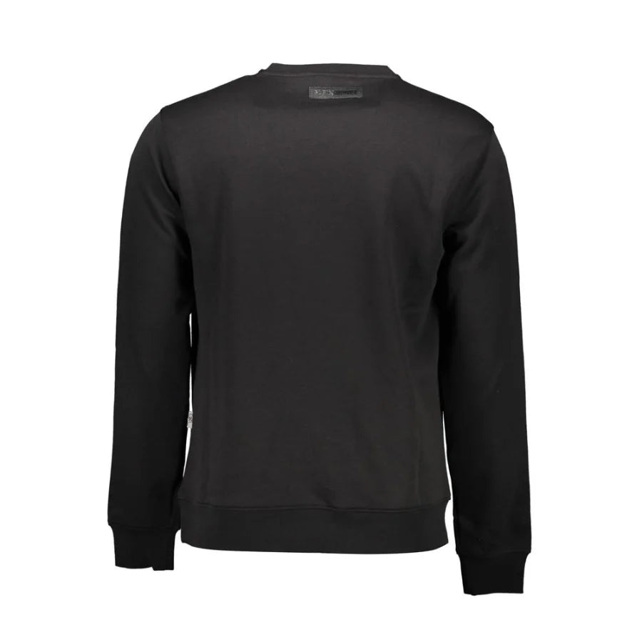 Plein Sport Black Cotton Men’s Sweatshirt