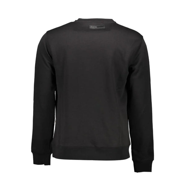 Plein Sport Black Cotton Men’s Sweatshirt