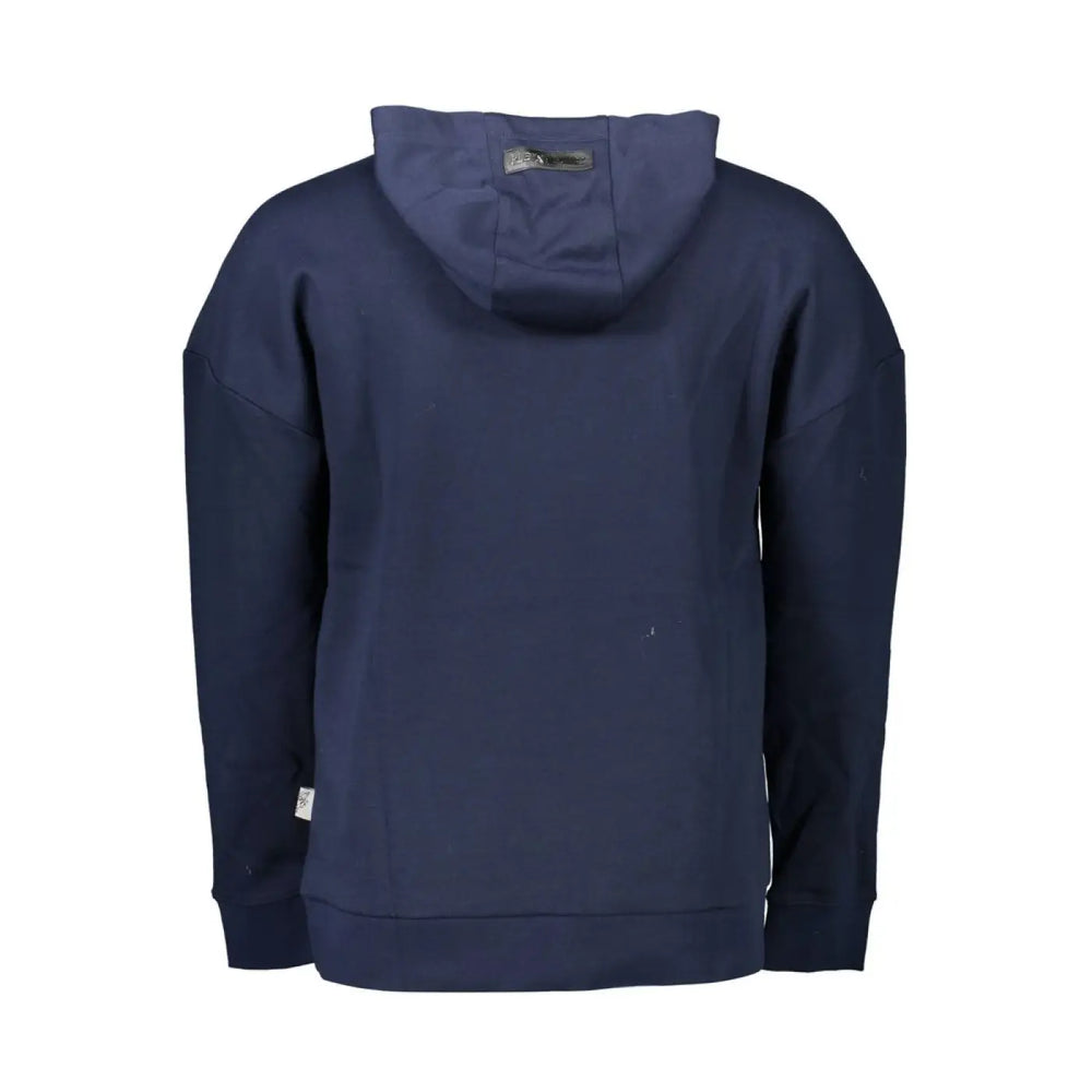 Plein Sport Blue Cotton Men Sweatshirt
