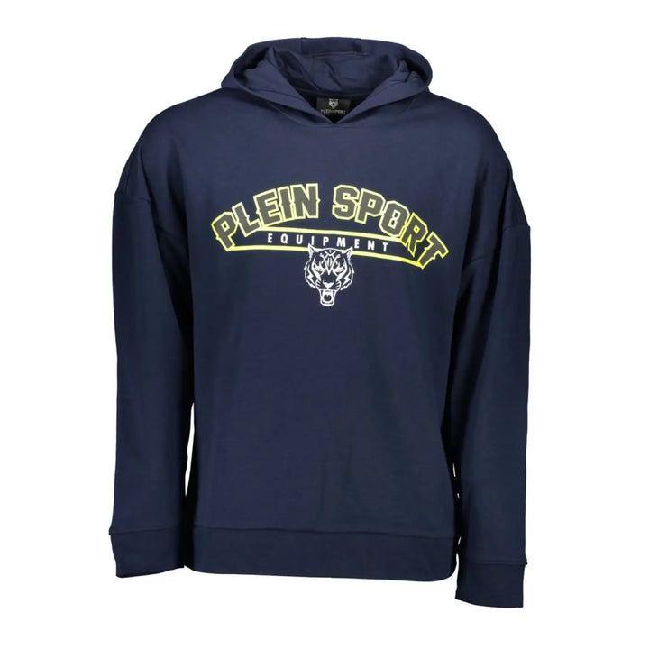 Plein Sport Blue Cotton Men’s Sweatshirt
