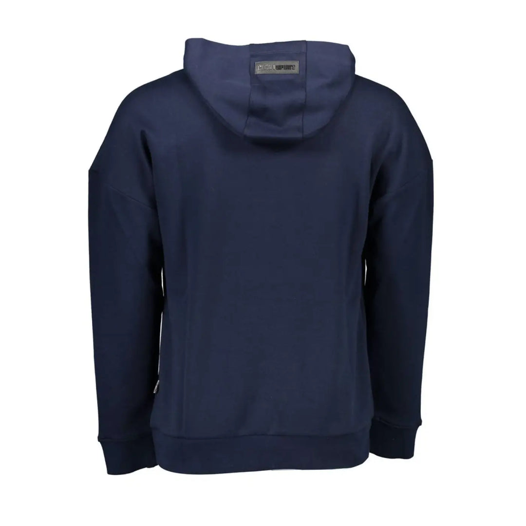 Plein Sport Blue Cotton Men’s Sweatshirt
