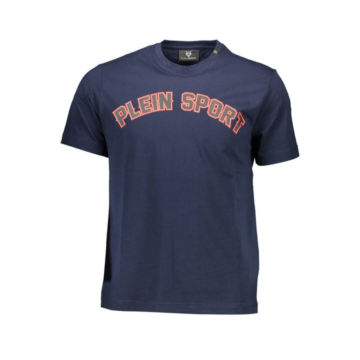 Plein Sport Blue Cotton Men’s T-shirt
