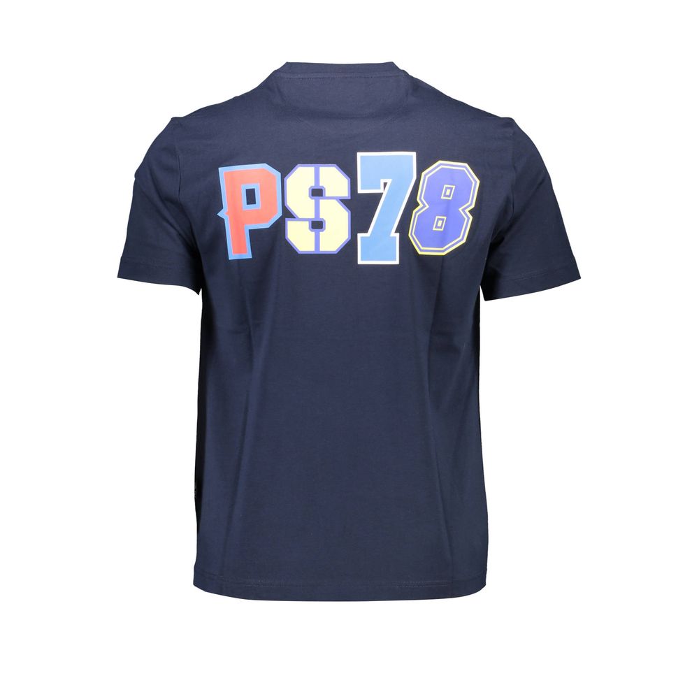 Plein Sport Blue Cotton Men’s T-shirt