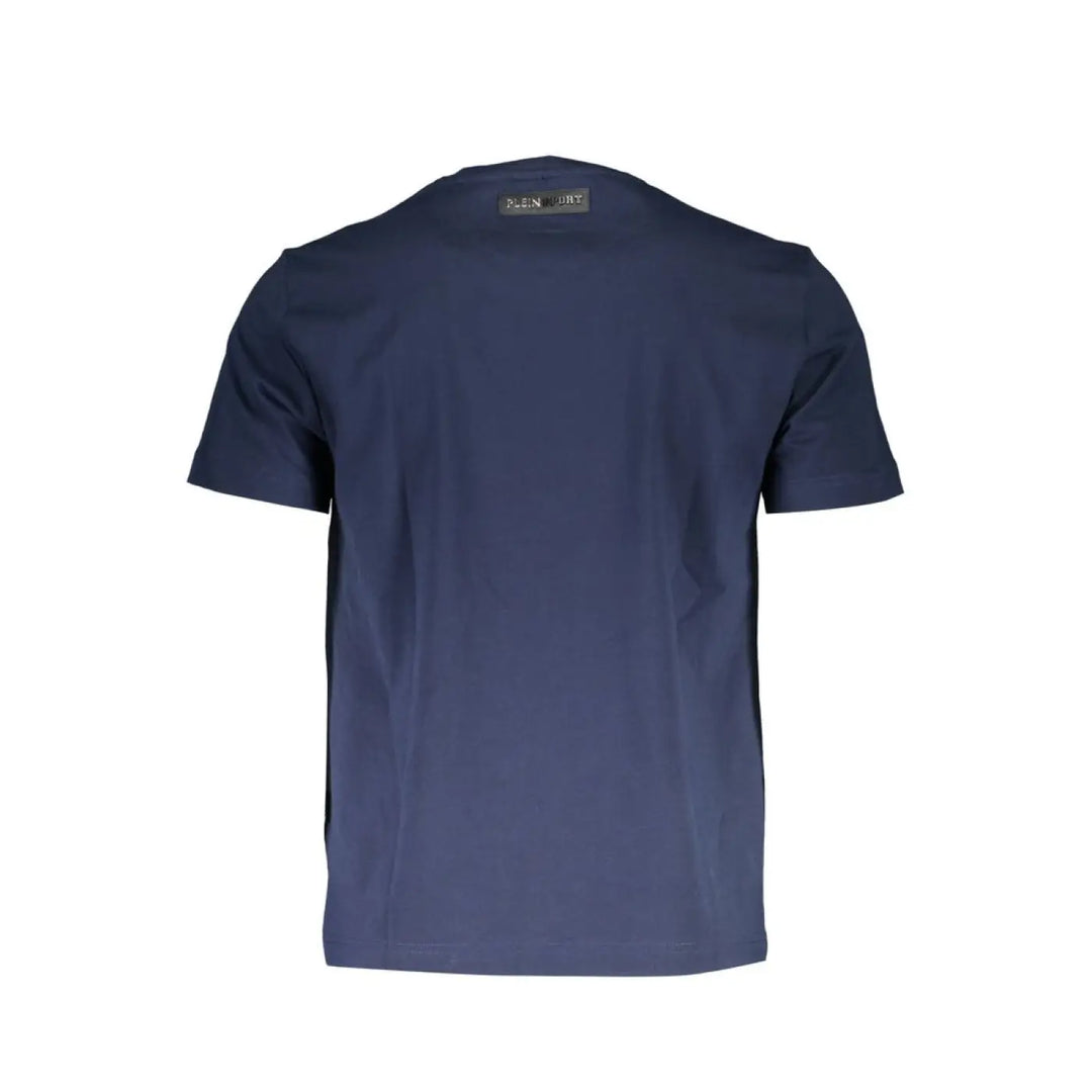 Plein Sport Blue Cotton Men’s T-Shirt