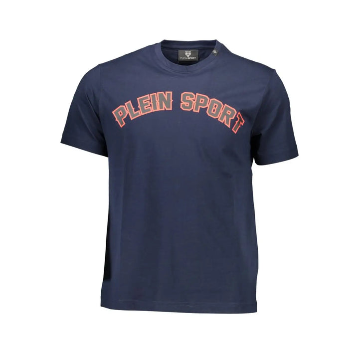 Plein Sport Blue Cotton Men’s T-Shirt