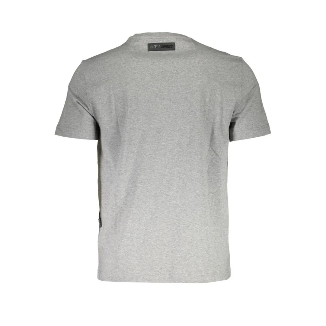 Plein Sport Grigio Cotton Men T-shirt